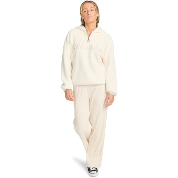 2025 Billabong Dame Klar Til At Gå Polar Fleece EBJPF00117 - Whitecap